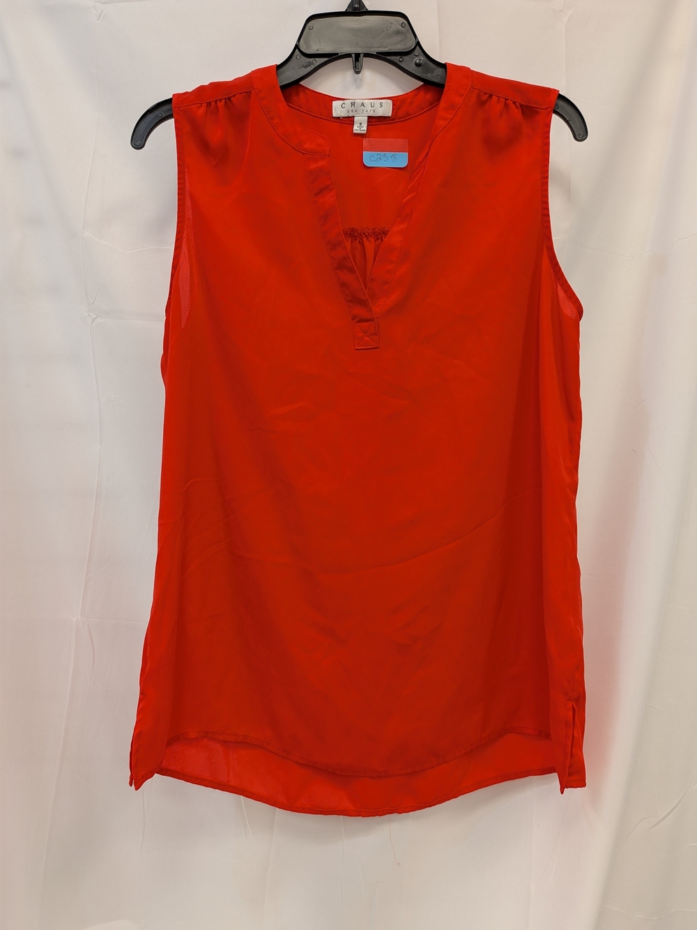 Chaus Women’s Bright Red Sleeveless V-Neck Camisole